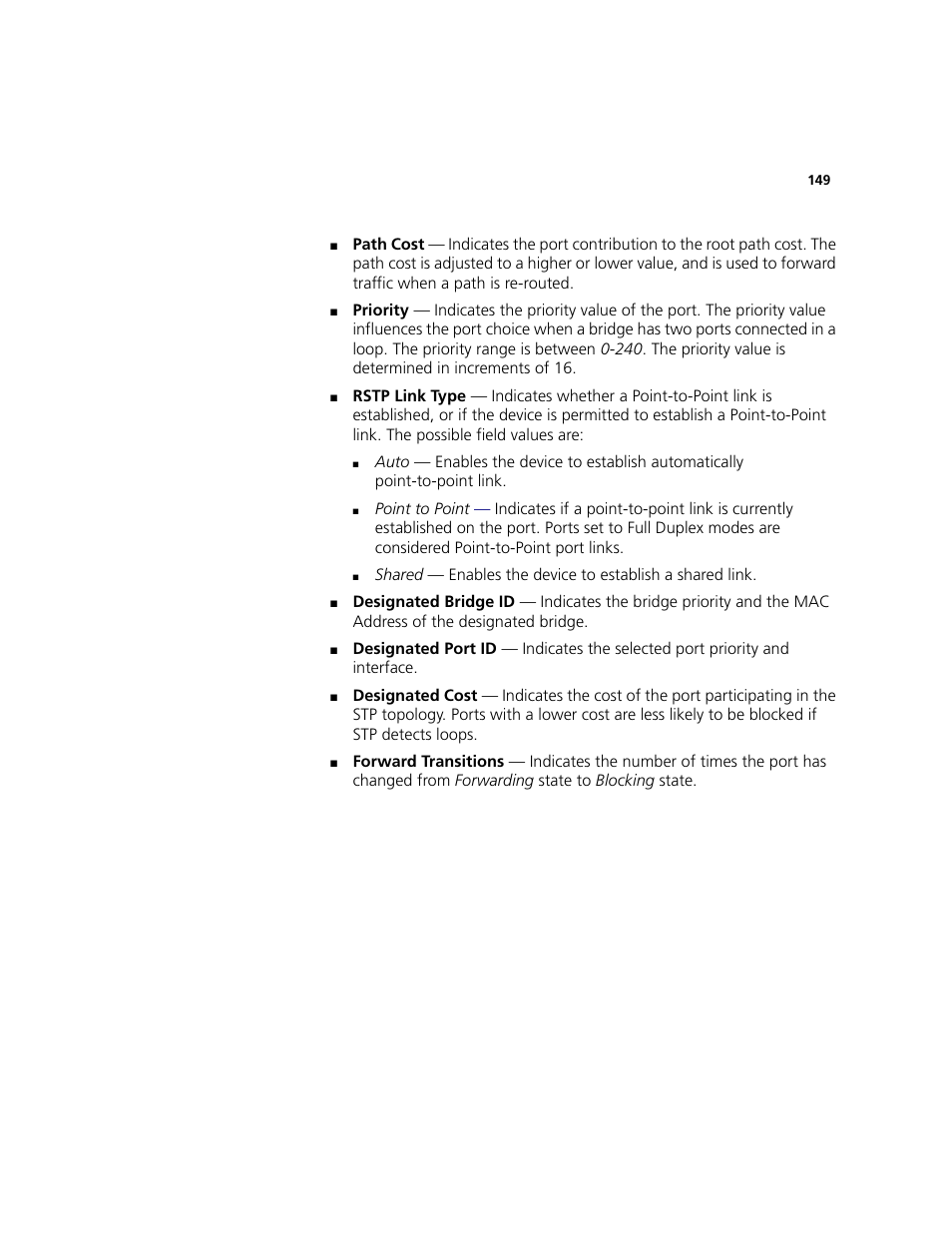 3Com 2924-PWR User Manual | Page 149 / 248