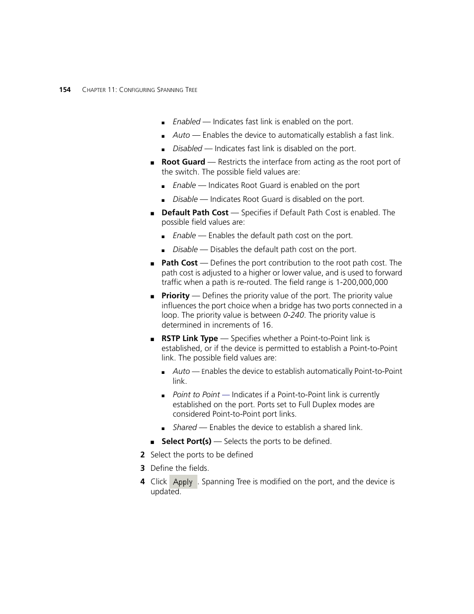 3Com 2924-PWR User Manual | Page 154 / 248