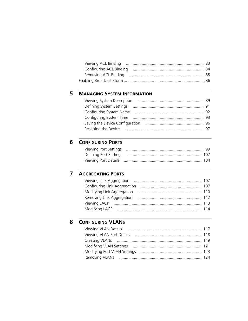 3Com 2924-PWR User Manual | Page 8 / 248