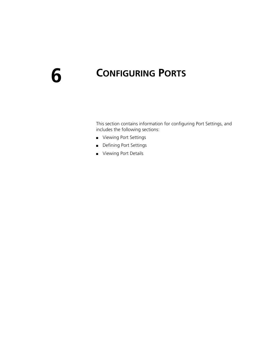 Configuring ports, Configuring ports — pr, Onfiguring | Orts | 3Com 2924-PWR User Manual | Page 98 / 248