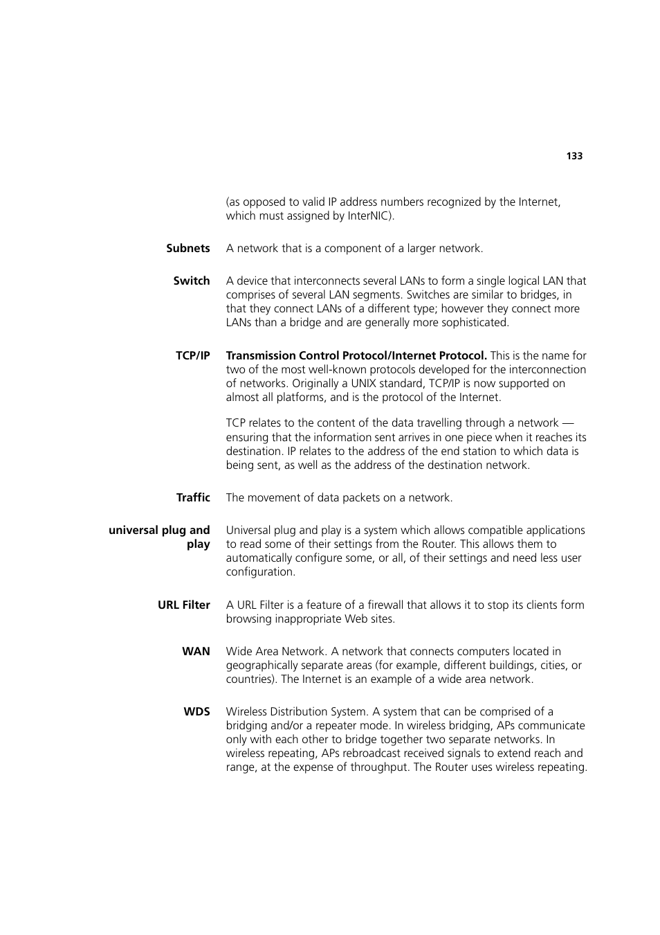 3Com 3CRWDR200A-75 User Manual | Page 133 / 144