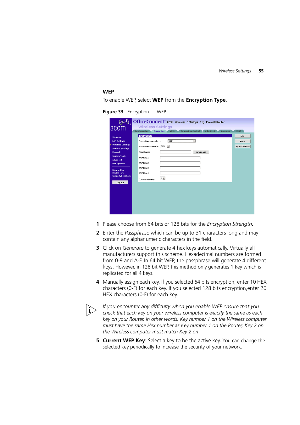 3Com 3CRWDR200A-75 User Manual | Page 55 / 144