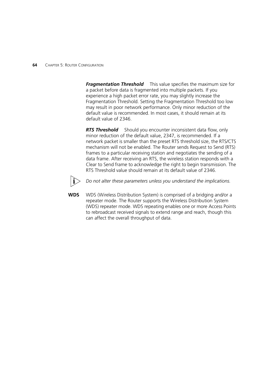 3Com 3CRWDR200A-75 User Manual | Page 64 / 144