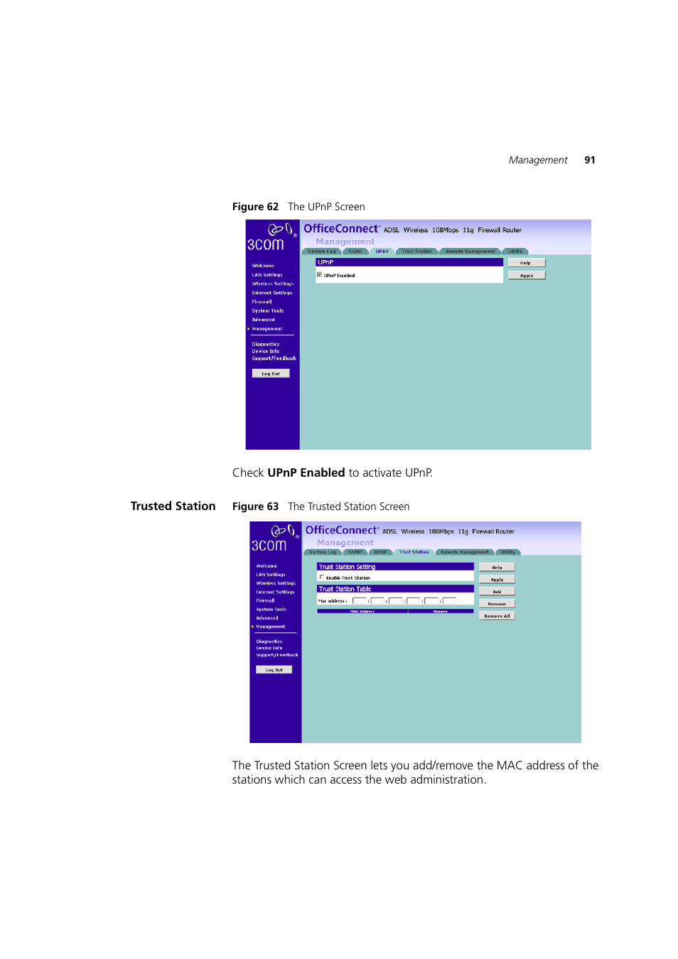 Trusted station | 3Com 3CRWDR200A-75 User Manual | Page 91 / 144