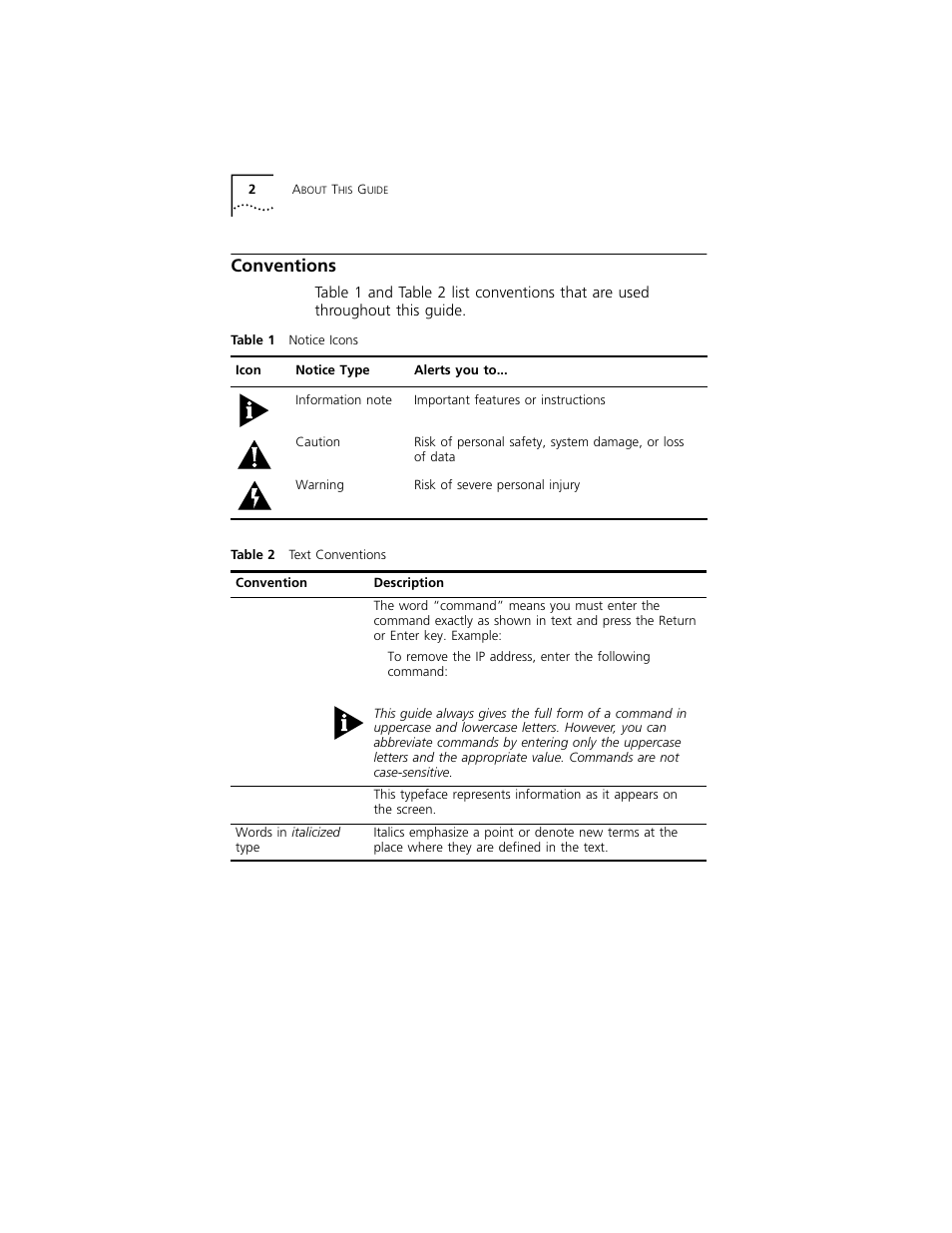 Conventions | 3Com 3C389 User Manual | Page 11 / 86