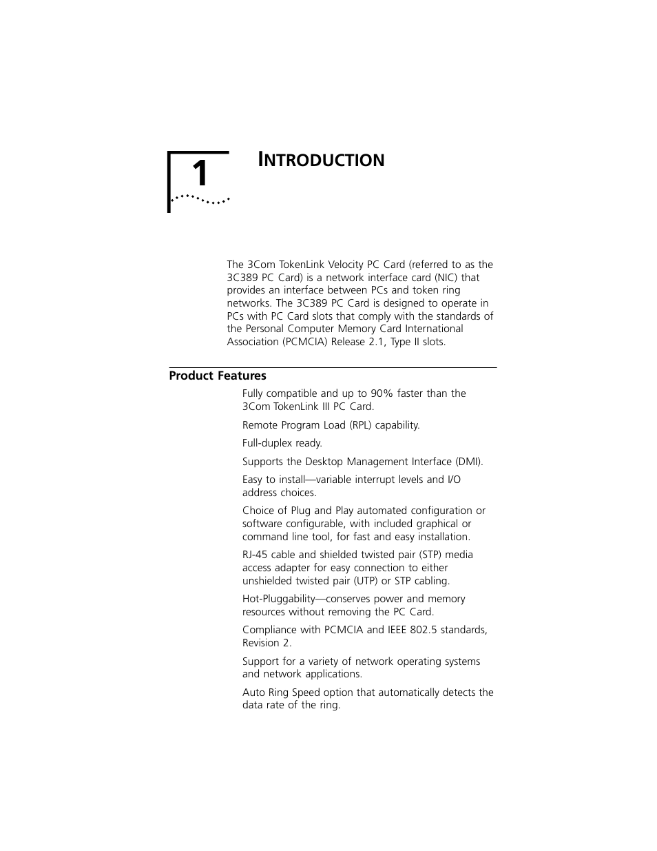 Ntroduction | 3Com 3C389 User Manual | Page 12 / 86