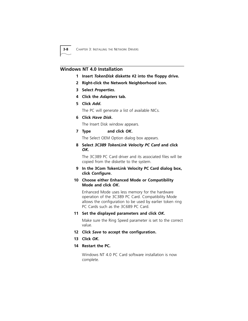 3Com 3C389 User Manual | Page 32 / 86