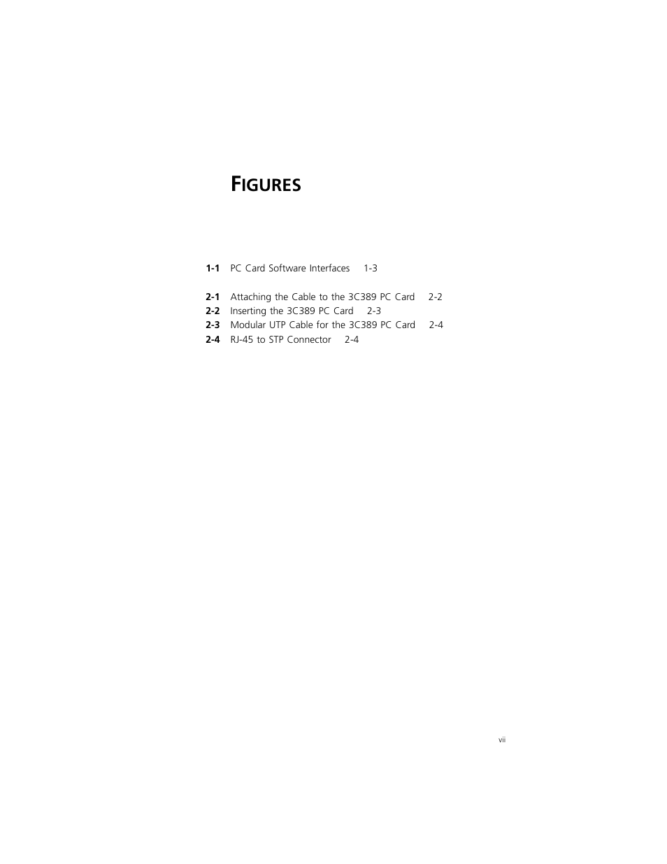 Igures | 3Com 3C389 User Manual | Page 6 / 86