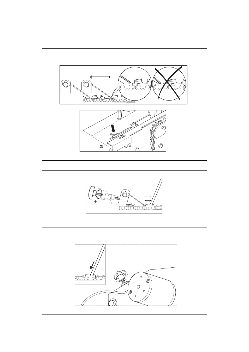 Sharpening setting, Setting the stroke between the cutting links | Sliprobot L1 User Manual | Page 12 / 20