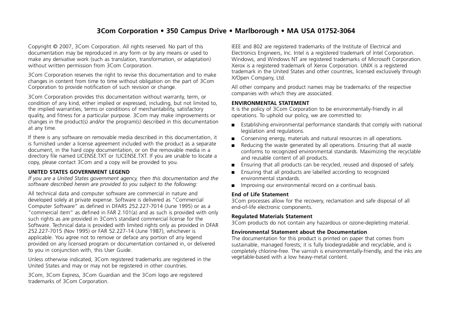 3Com 2226 PLUS User Manual | Page 2 / 92