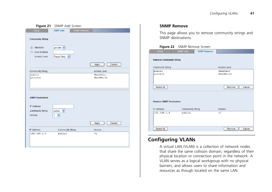 Configuring vlans | 3Com 2226 PLUS User Manual | Page 41 / 92