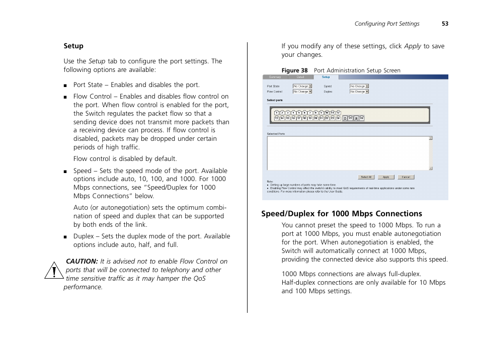 Speed/duplex for 1000 mbps connections | 3Com 2226 PLUS User Manual | Page 53 / 92