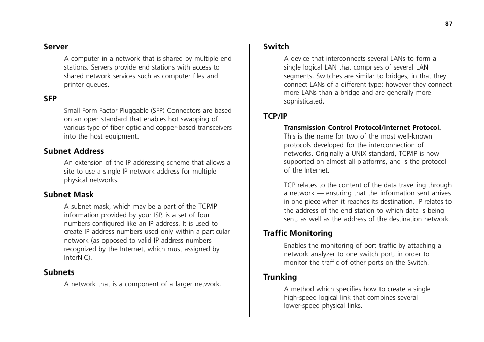 3Com 2226 PLUS User Manual | Page 87 / 92