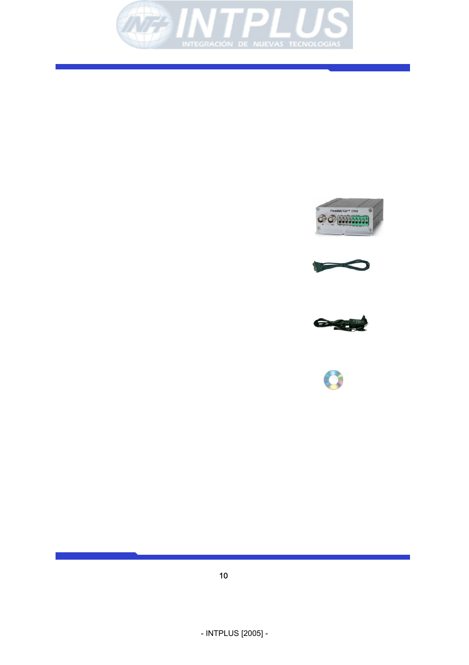 Overview of flexwatch, Server, Network video server user’s manual | Packing list | 3Com Network Video Server FlexWATCH 3110 User Manual | Page 10 / 105