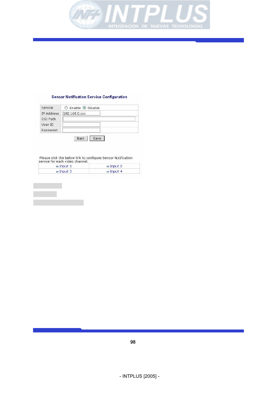 Network video server user’s manual | 3Com Network Video Server FlexWATCH 3110 User Manual | Page 98 / 105