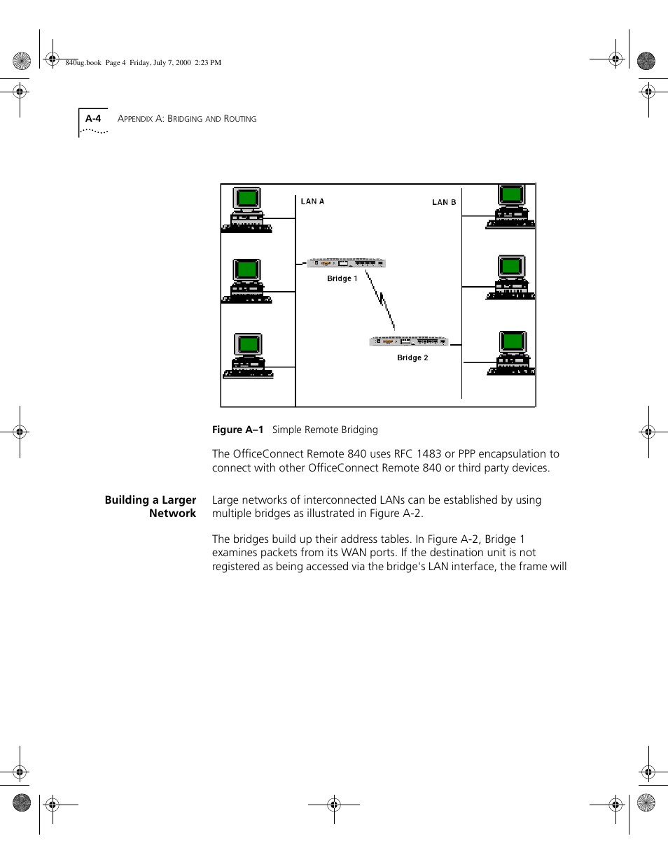 Building a larger network, A -4 | 3Com 3C840 User Manual | Page 166 / 222