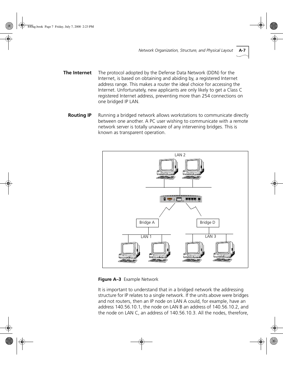 The internet, Routing ip, A -7 | 3Com 3C840 User Manual | Page 169 / 222