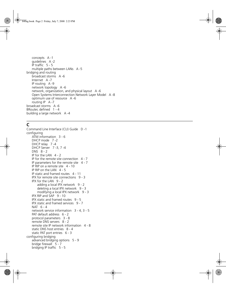 3Com 3C840 User Manual | Page 208 / 222