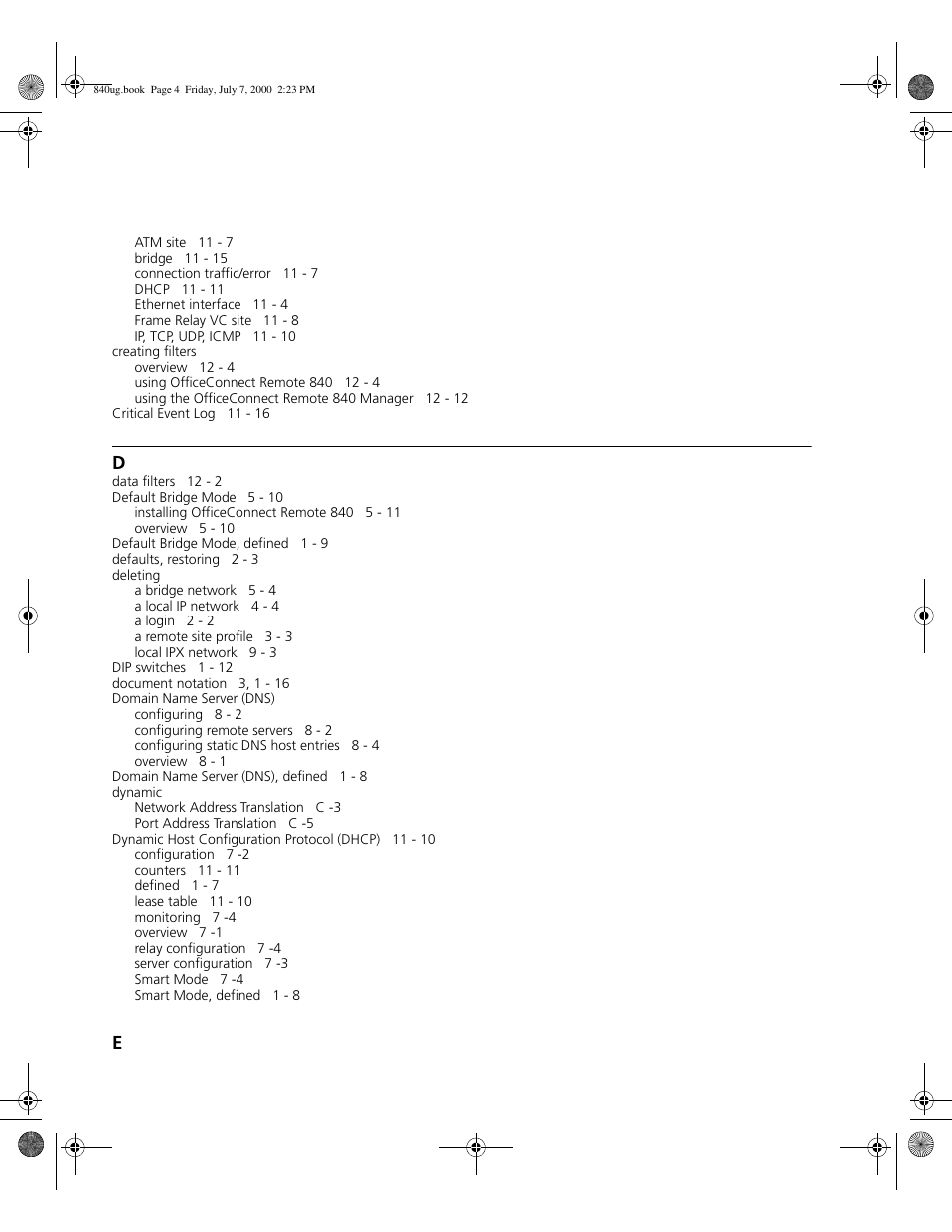 3Com 3C840 User Manual | Page 210 / 222