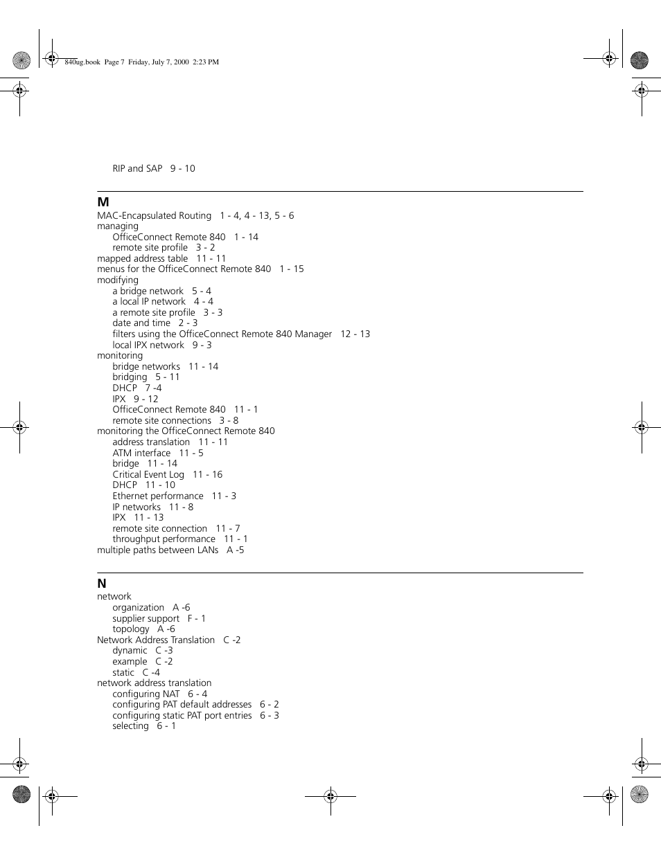 3Com 3C840 User Manual | Page 213 / 222