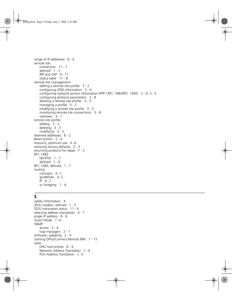3Com 3C840 User Manual | Page 215 / 222