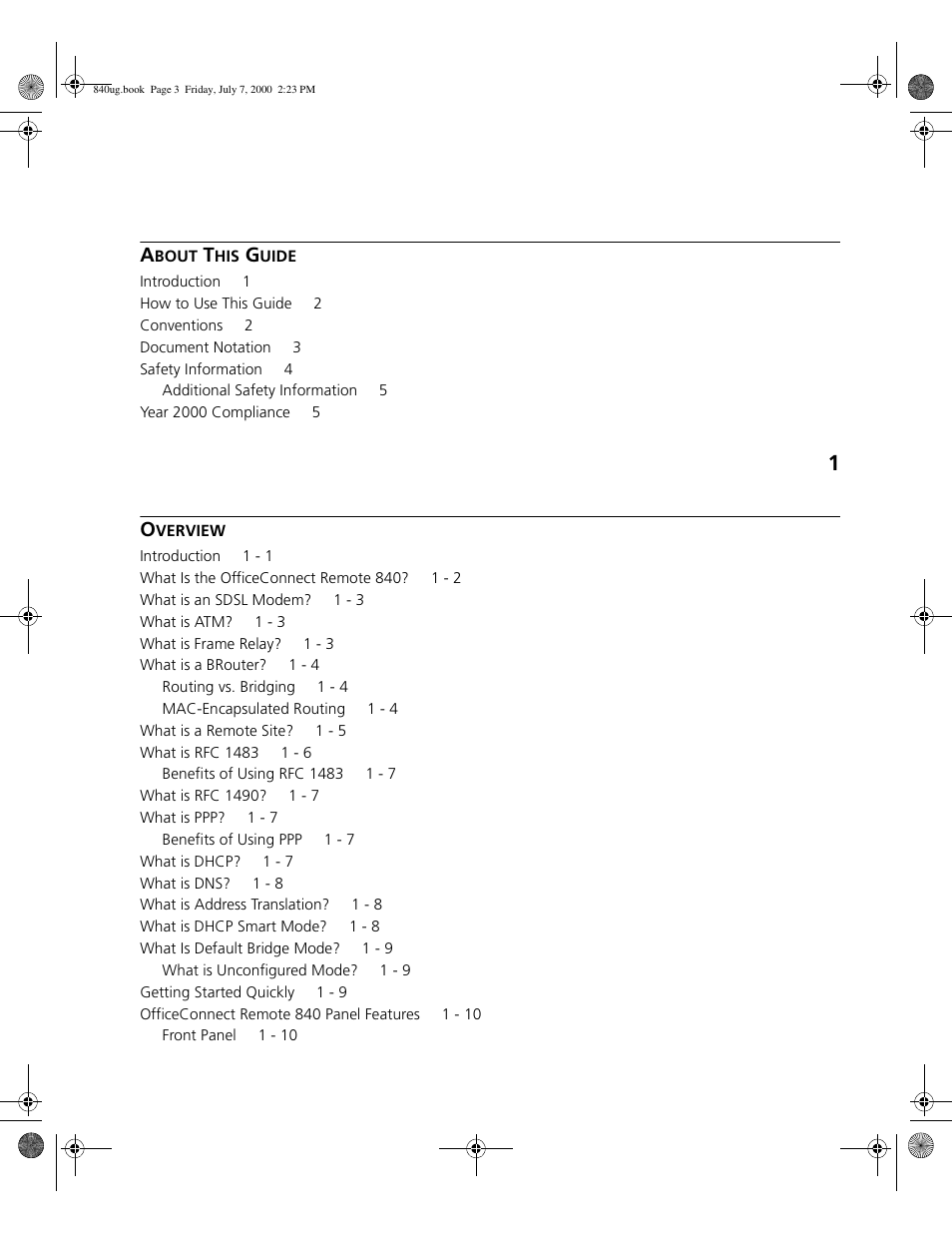 3Com 3C840 User Manual | Page 3 / 222