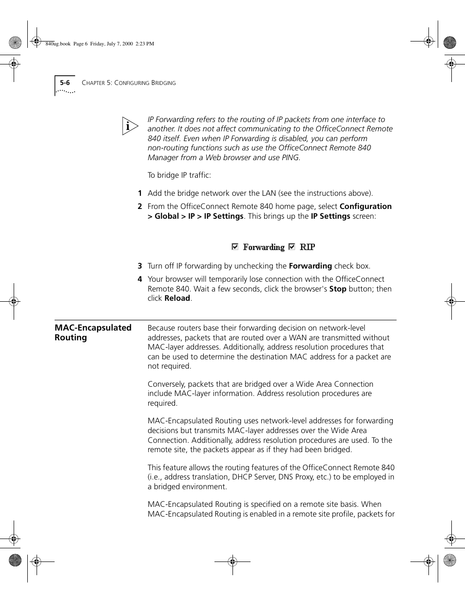 Mac-encapsulated routing | 3Com 3C840 User Manual | Page 78 / 222