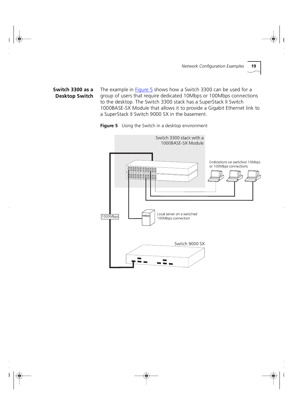 Switch 3300 as a desktop switch | 3Com 3C16980 User Manual | Page 19 / 62