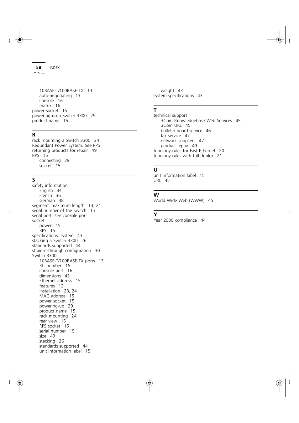 3Com 3C16980 User Manual | Page 58 / 62