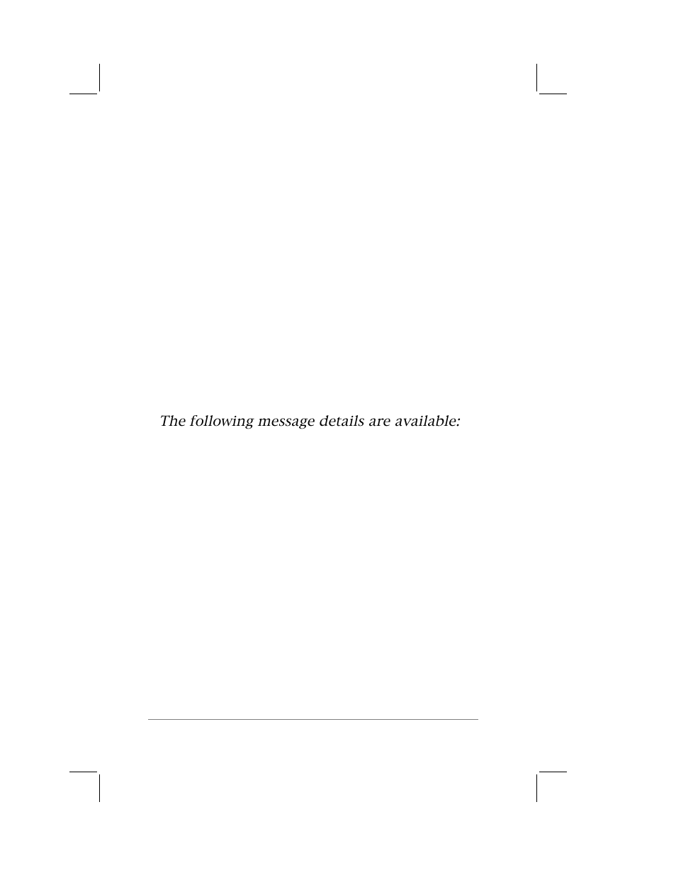 The following message details are available, Adding message details | 3Com PalmPilot User Manual | Page 18 / 75