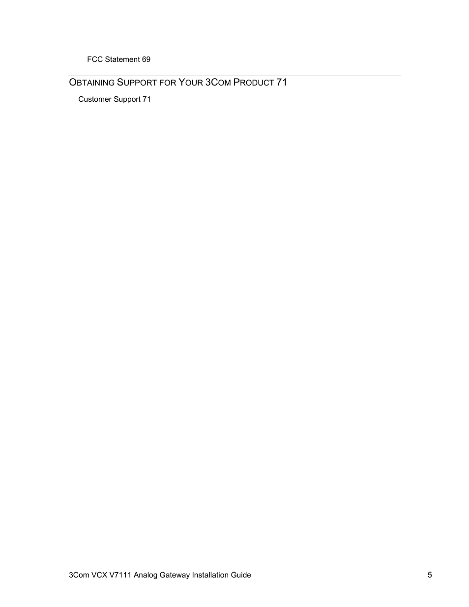 3Com V7111 User Manual | Page 5 / 71