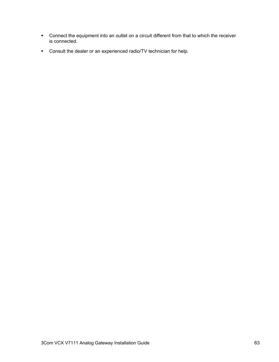 3Com V7111 User Manual | Page 63 / 71