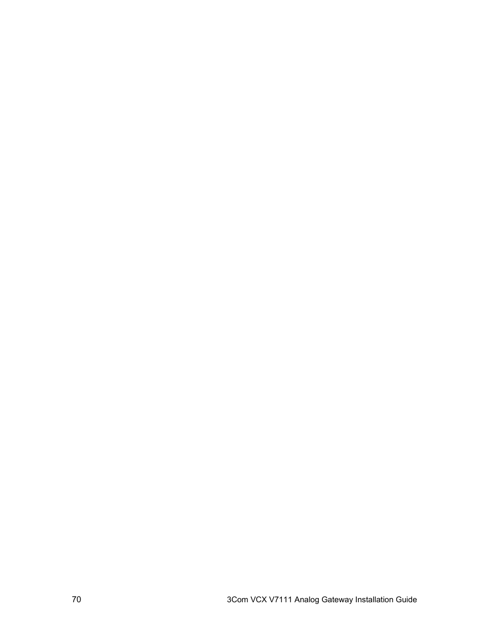 3Com V7111 User Manual | Page 70 / 71