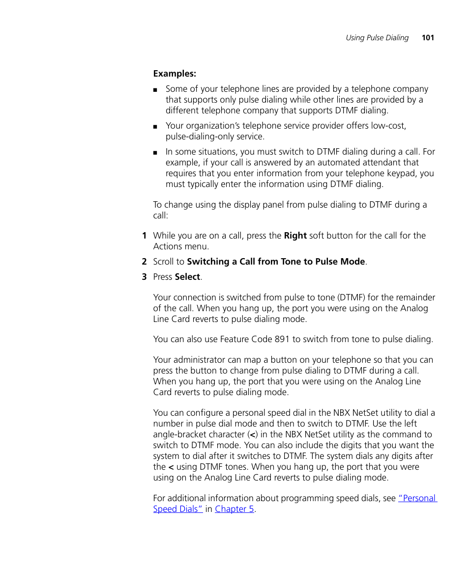 3Com NBX 900-0208 User Manual | Page 101 / 130