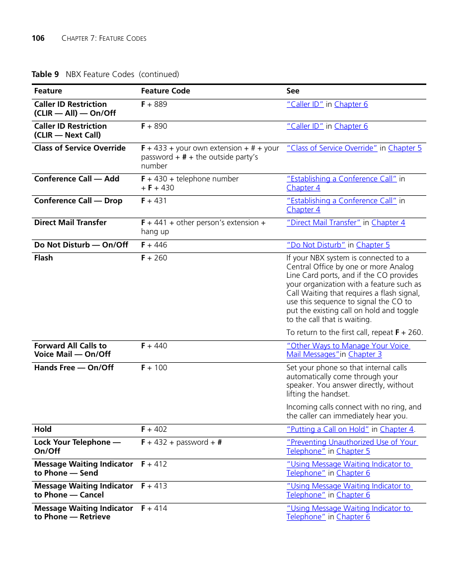 3Com NBX 900-0208 User Manual | Page 106 / 130
