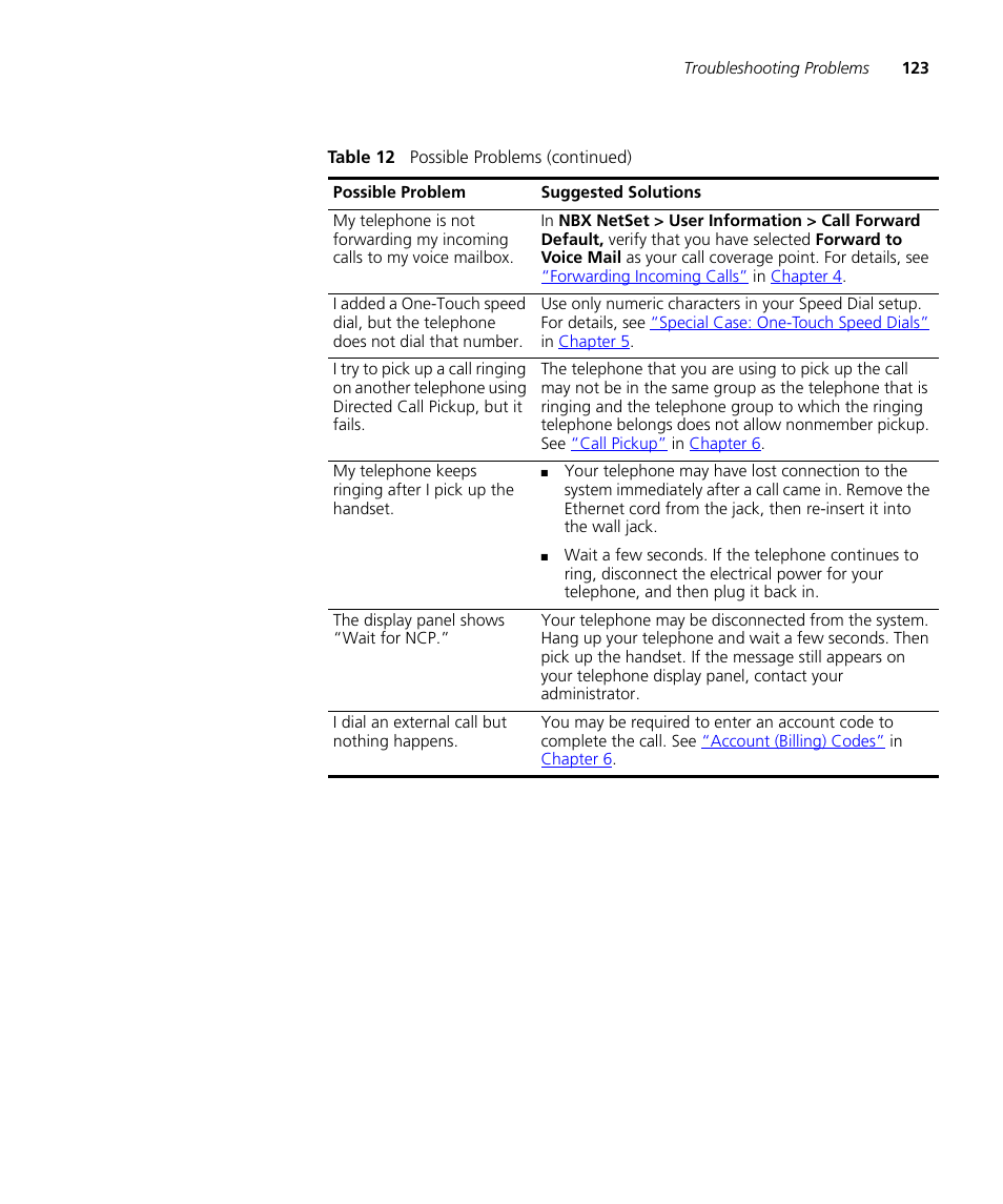 3Com NBX 900-0208 User Manual | Page 123 / 130