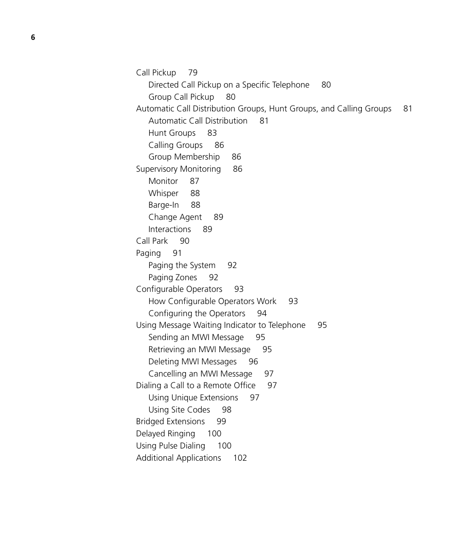 3Com NBX 900-0208 User Manual | Page 6 / 130