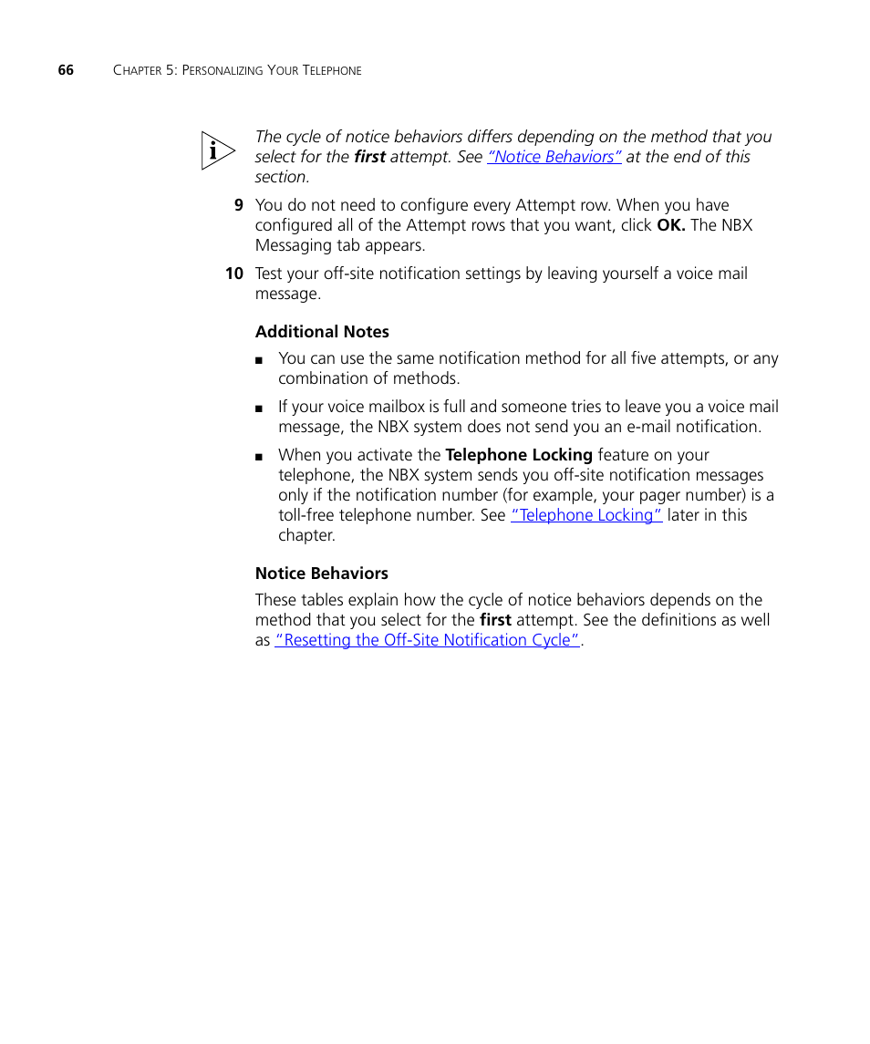 3Com NBX 900-0208 User Manual | Page 66 / 130