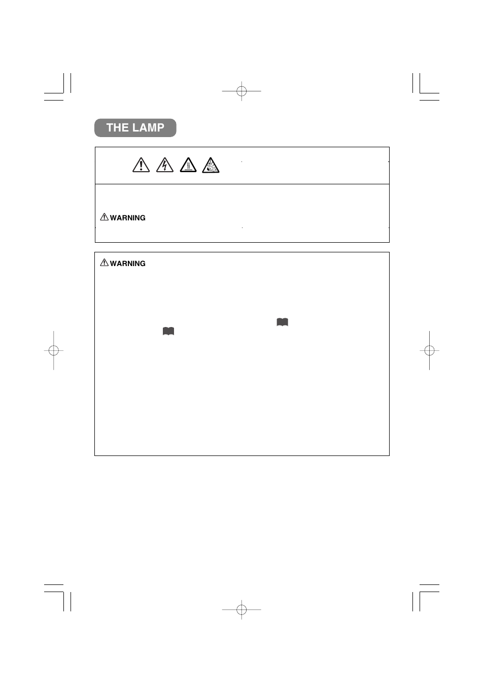 The lamp | 3M X40 User Manual | Page 30 / 40