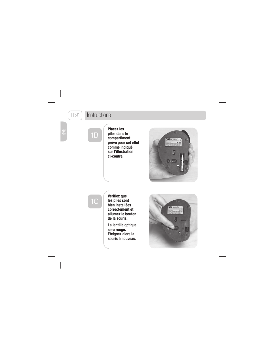 1b 1c | 3M EM 550GPS User Manual | Page 22 / 98