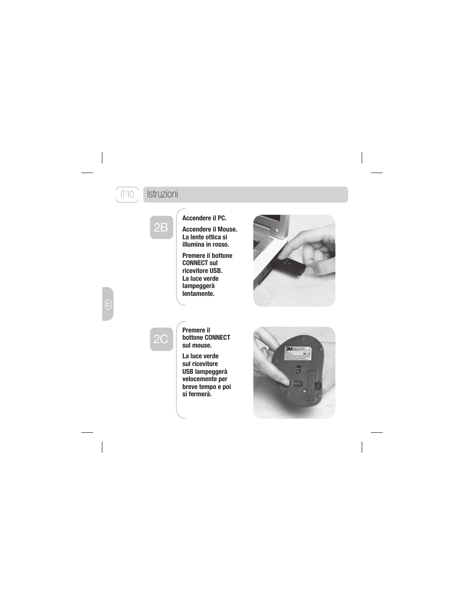 2b 2c, Istruzioni | 3M EM 550GPS User Manual | Page 66 / 98