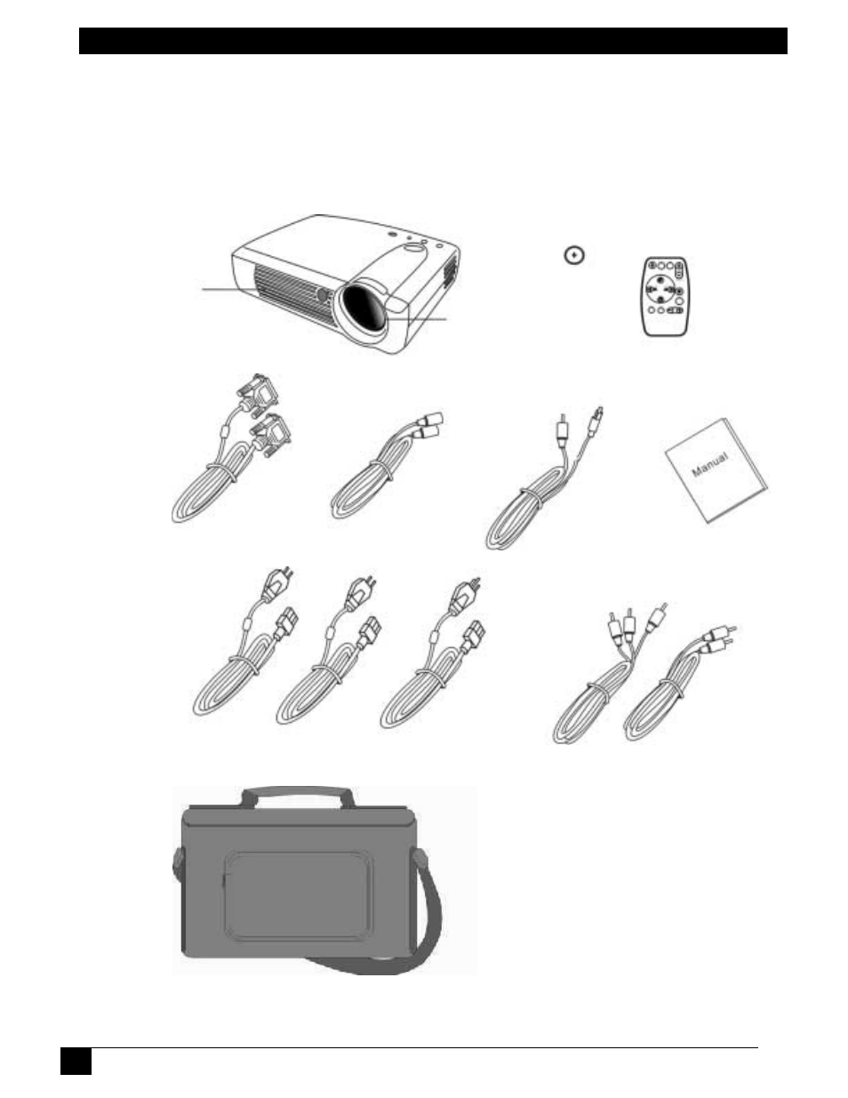 Shipping contents | 3M MP7720 User Manual | Page 6 / 34