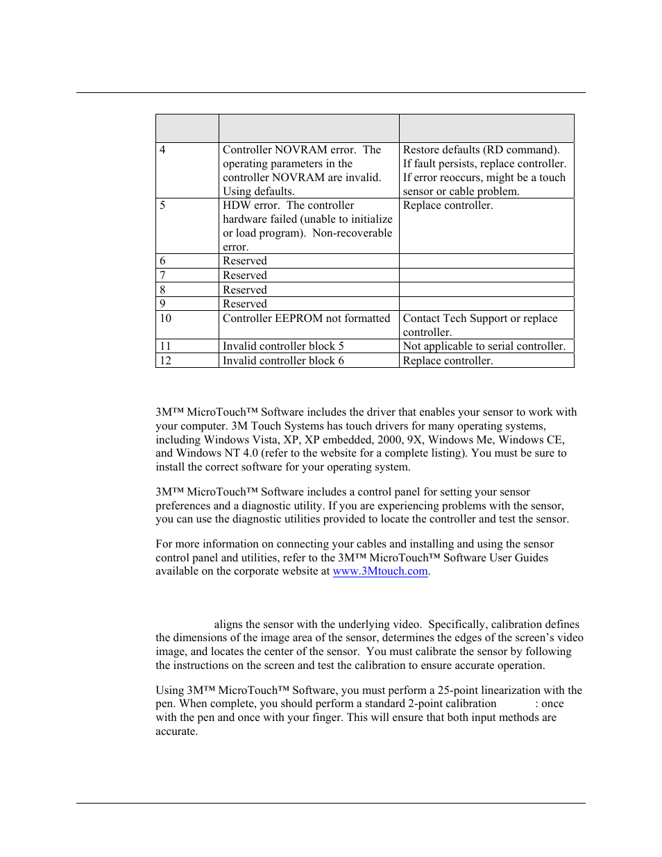 Installing 3m™ microtouch™ software | 3M Systems EX II 3700SP User Manual | Page 12 / 33