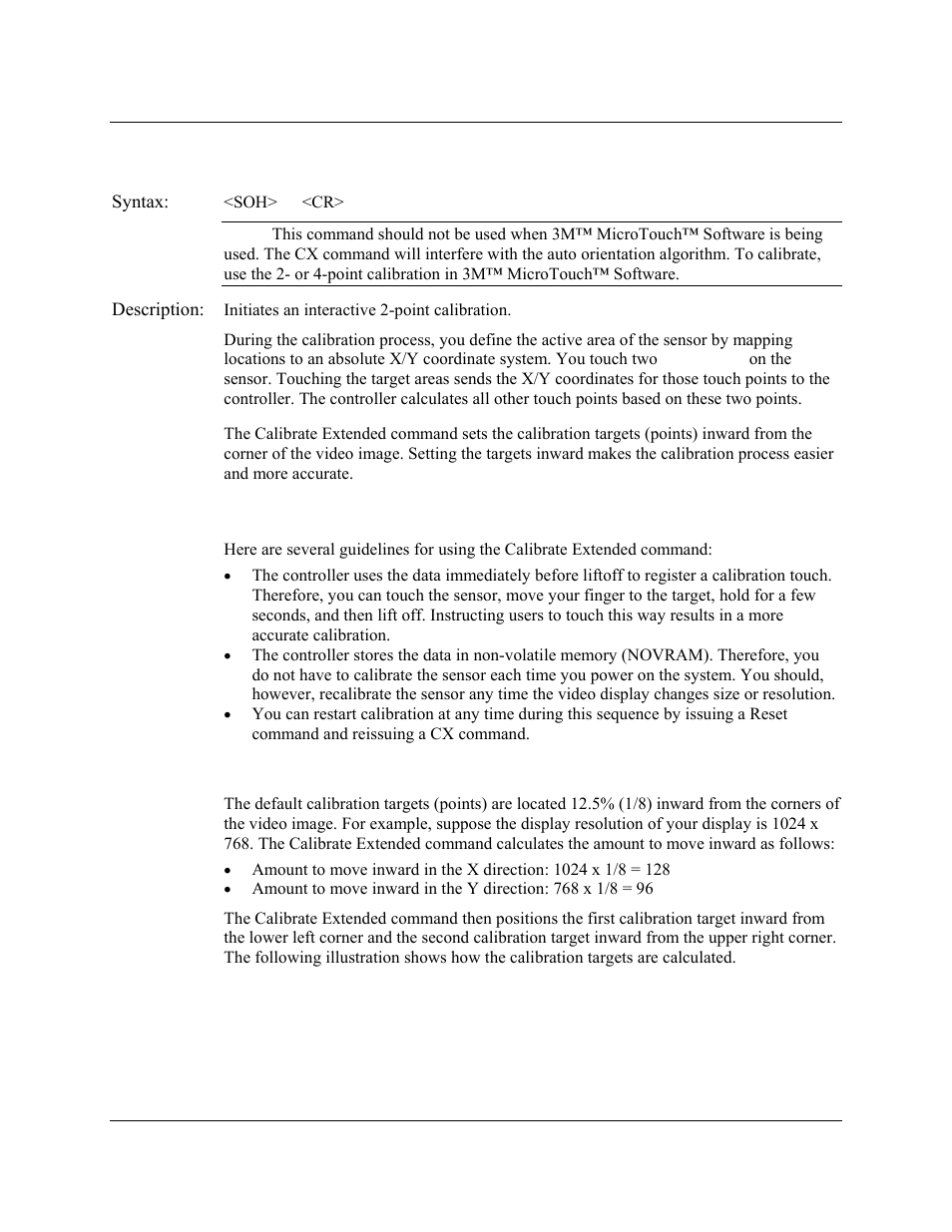 Calibrate extended | 3M Systems EX II 3700SP User Manual | Page 18 / 33