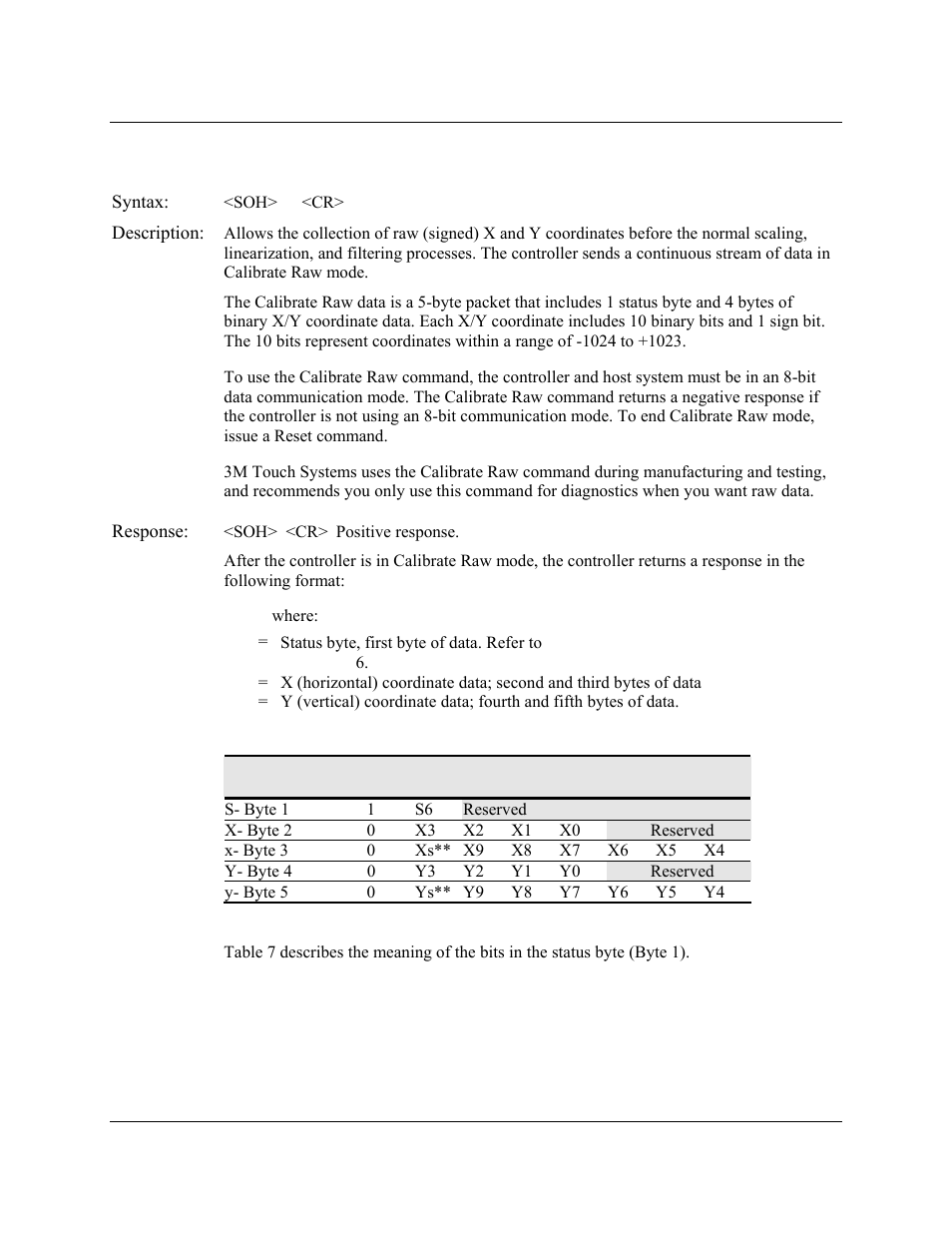 Calibrate raw | 3M Systems EX II 3700SP User Manual | Page 20 / 33