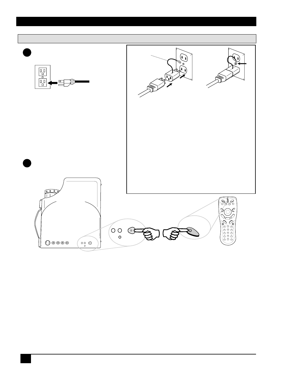 Operation, Start-up, Power | 3M MP7730B User Manual | Page 16 / 36
