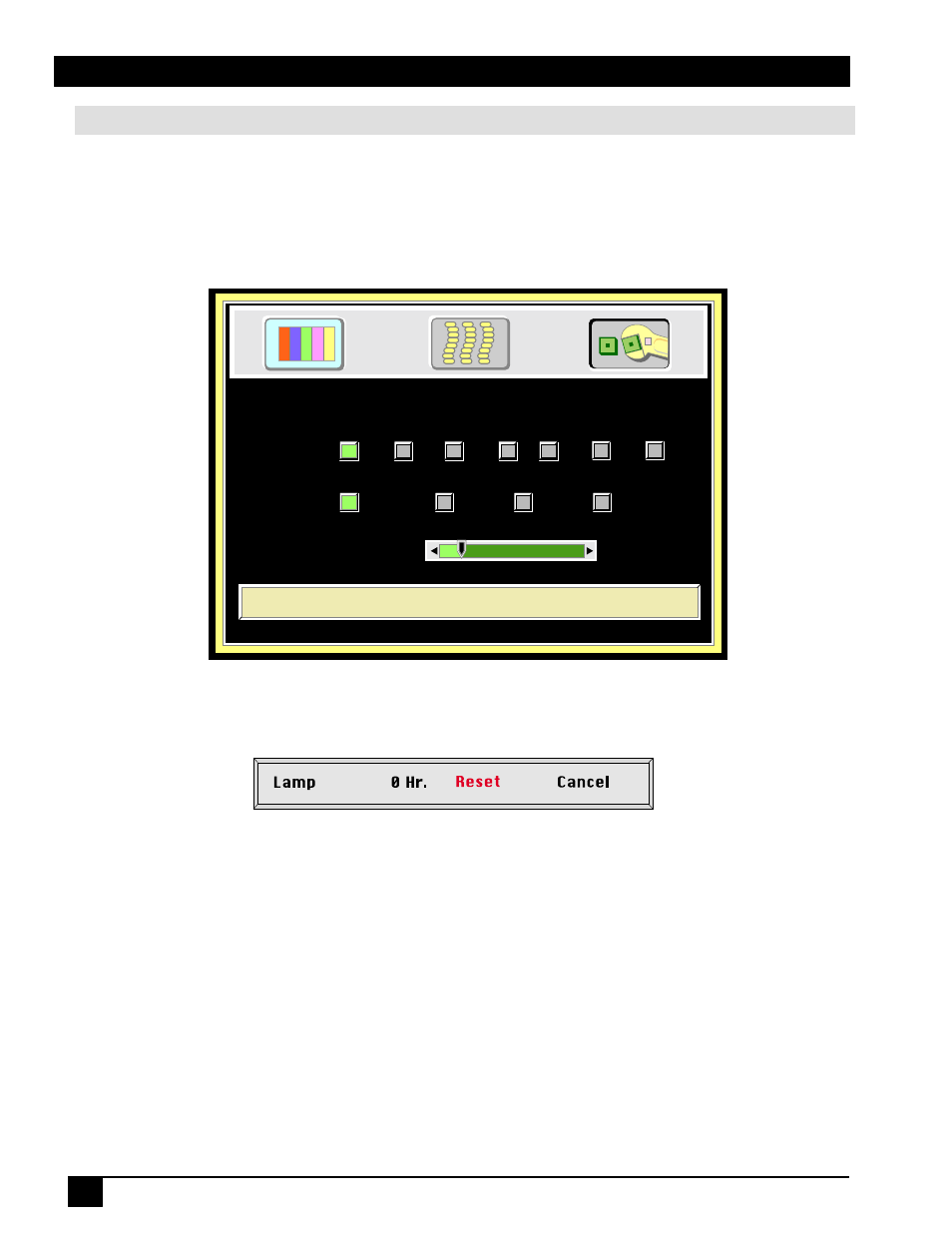 Resetting lamp hours, Maintenance | 3M MP7730B User Manual | Page 32 / 36