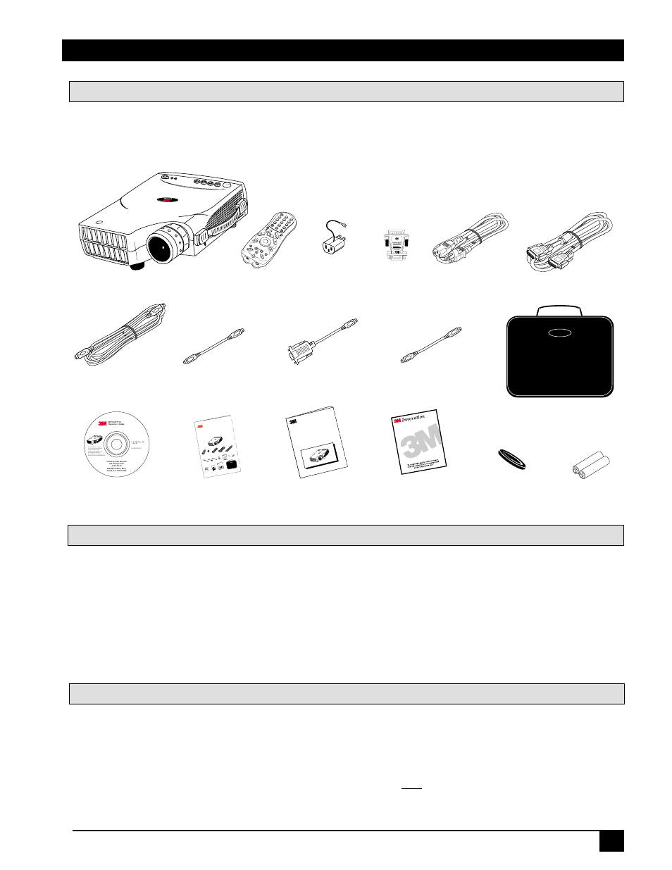 Shipping box contents, Optional accessories, Introduction | What’s next | 3M MP7730B User Manual | Page 7 / 36
