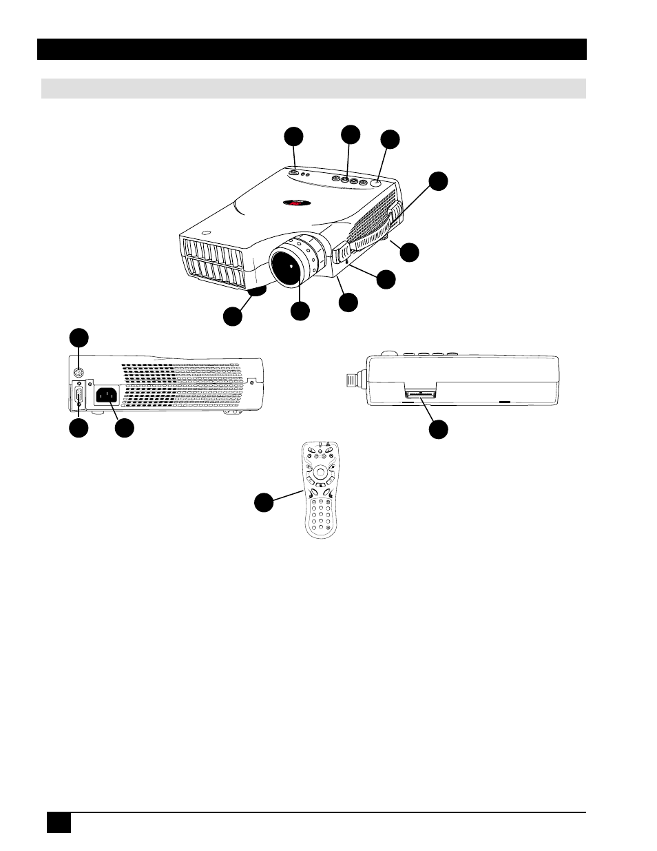 Part identification, Introduction, Part identification 14 | 3M MP7730B User Manual | Page 8 / 36