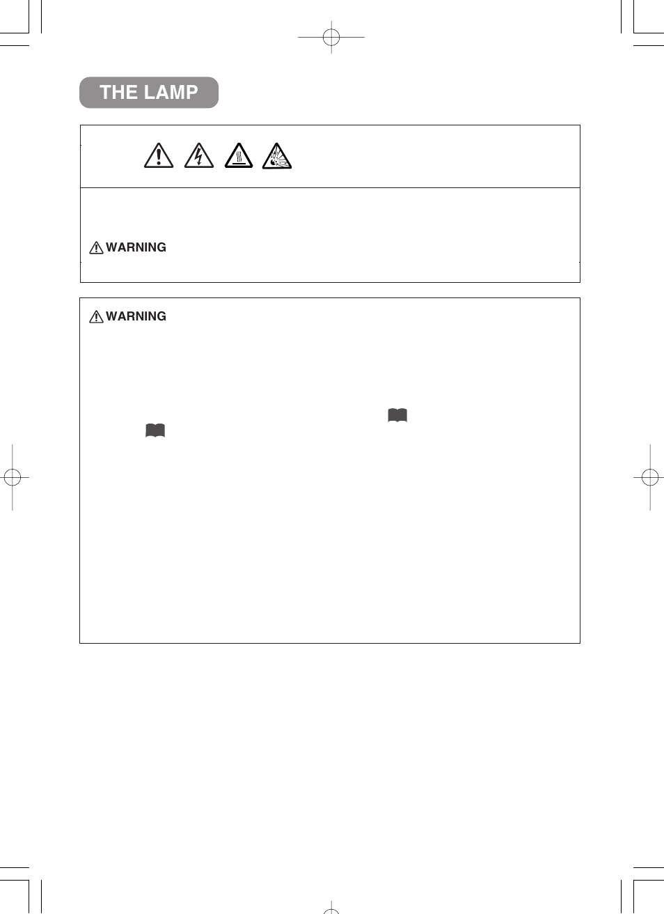 The lamp | 3M X50C User Manual | Page 31 / 41